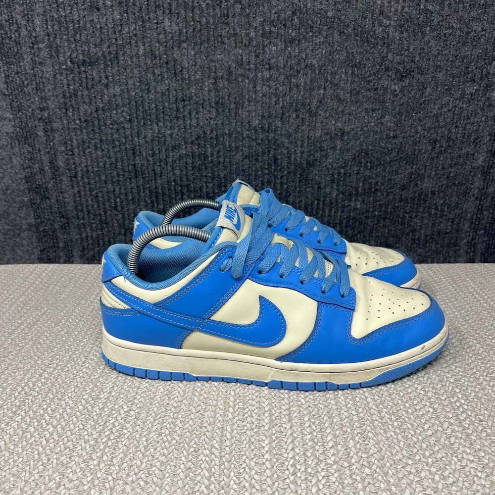 Nike Dunk Low University Blue Coconut White Cream Shoes Mens 9 DV0833-113